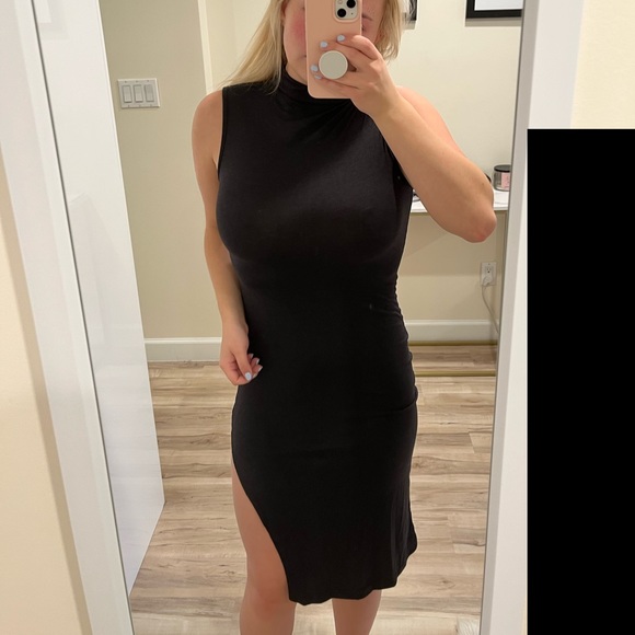 BRAND NEW/NEVER WORN Black Dress - SHEIN - Picture 2 of 4